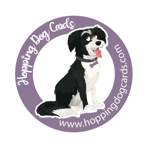 Hopping Dog Cards 